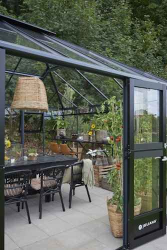 Juliana Gewächshaus Grand Oase Set inkl. Fundamentrahmen - 25,6 m²