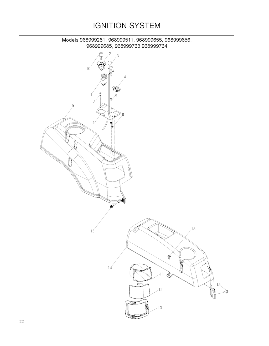 Explosionszeichnung Ersatzteile