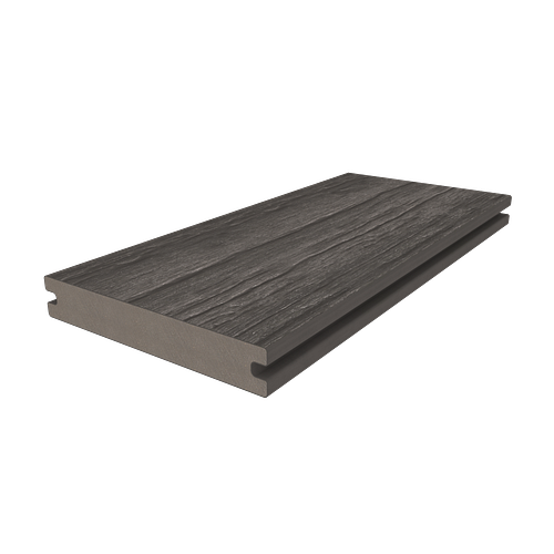 NewTechWood Deluxe Vintage WPC-Terrassendiele Massiv Silver Gray  23 x 138 mm
