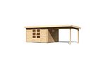 Vorschaubild Karibu Woodfeeling Gartenhaus Trittau 3/5 inkl. 300 cm Anbaudach - 38 mm