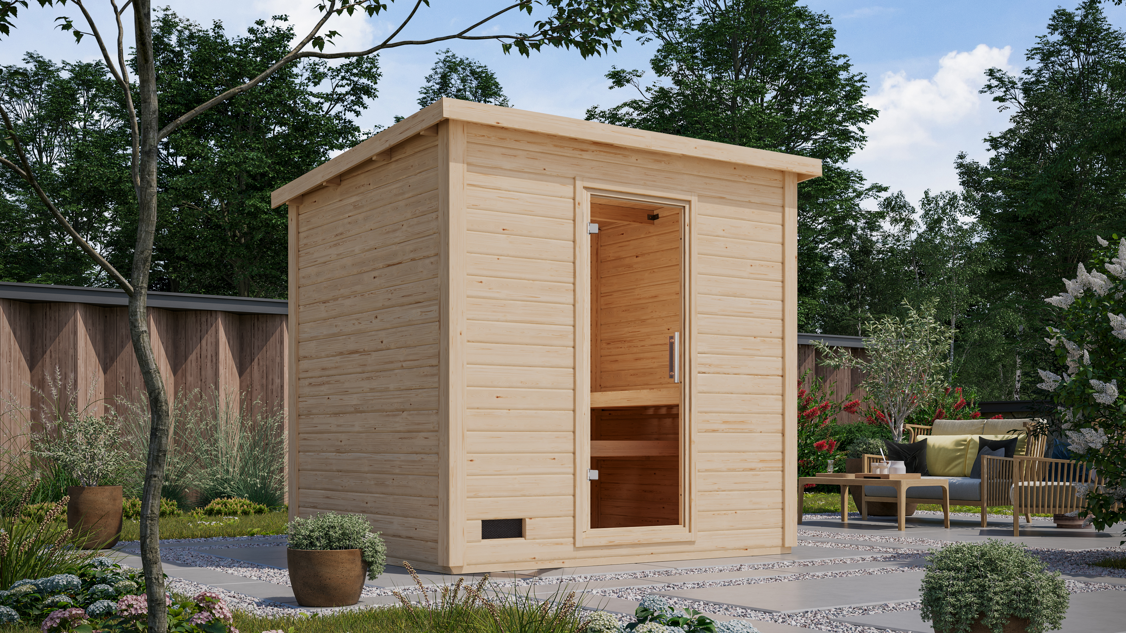 Karibu Gartensauna Saunahaus Caapi 4