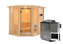 Vorschaubild Karibu Amelia 1 - Sauna mit Eckeinstieg 68 mm