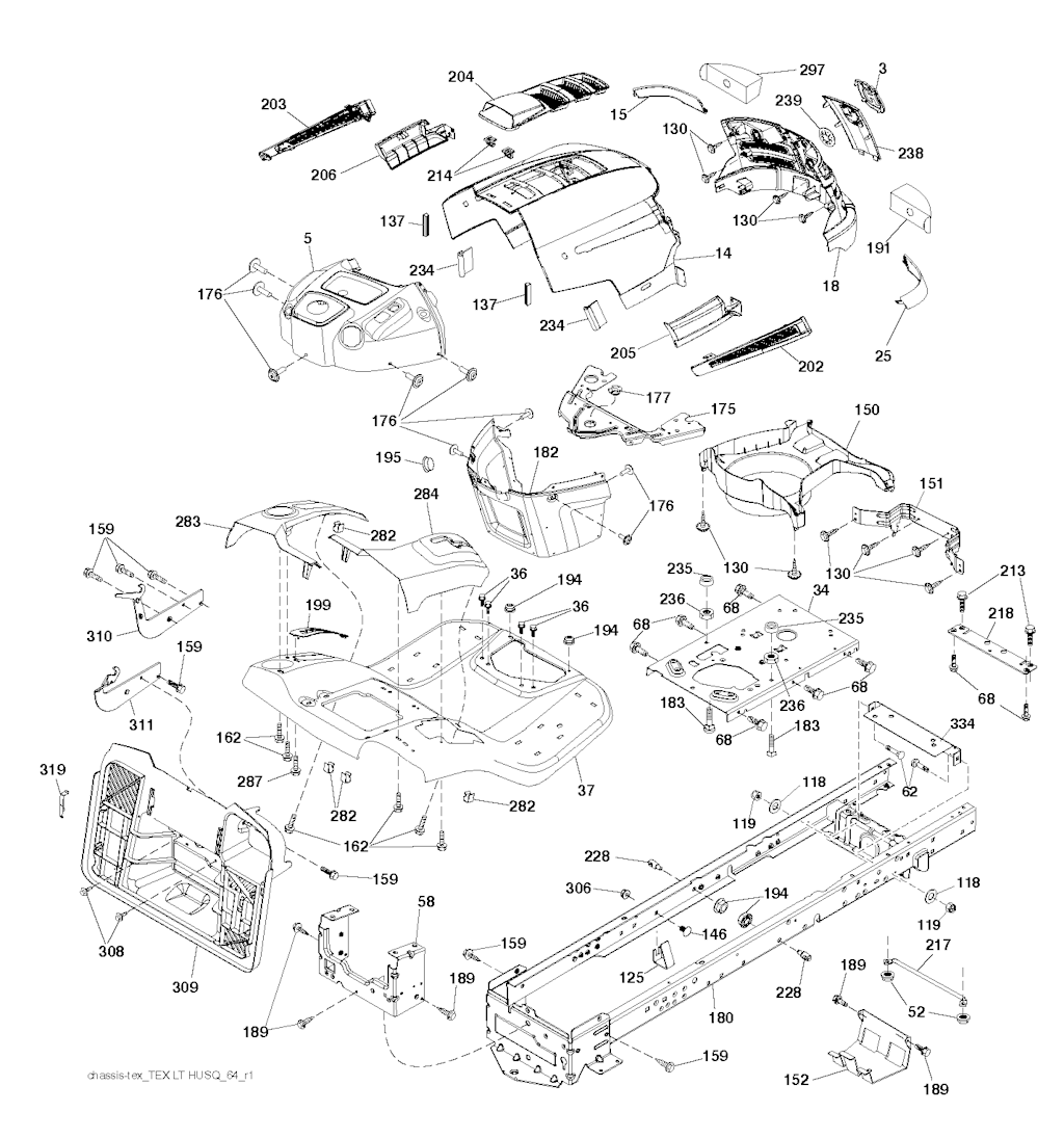 Explosionszeichnung Ersatzteile
