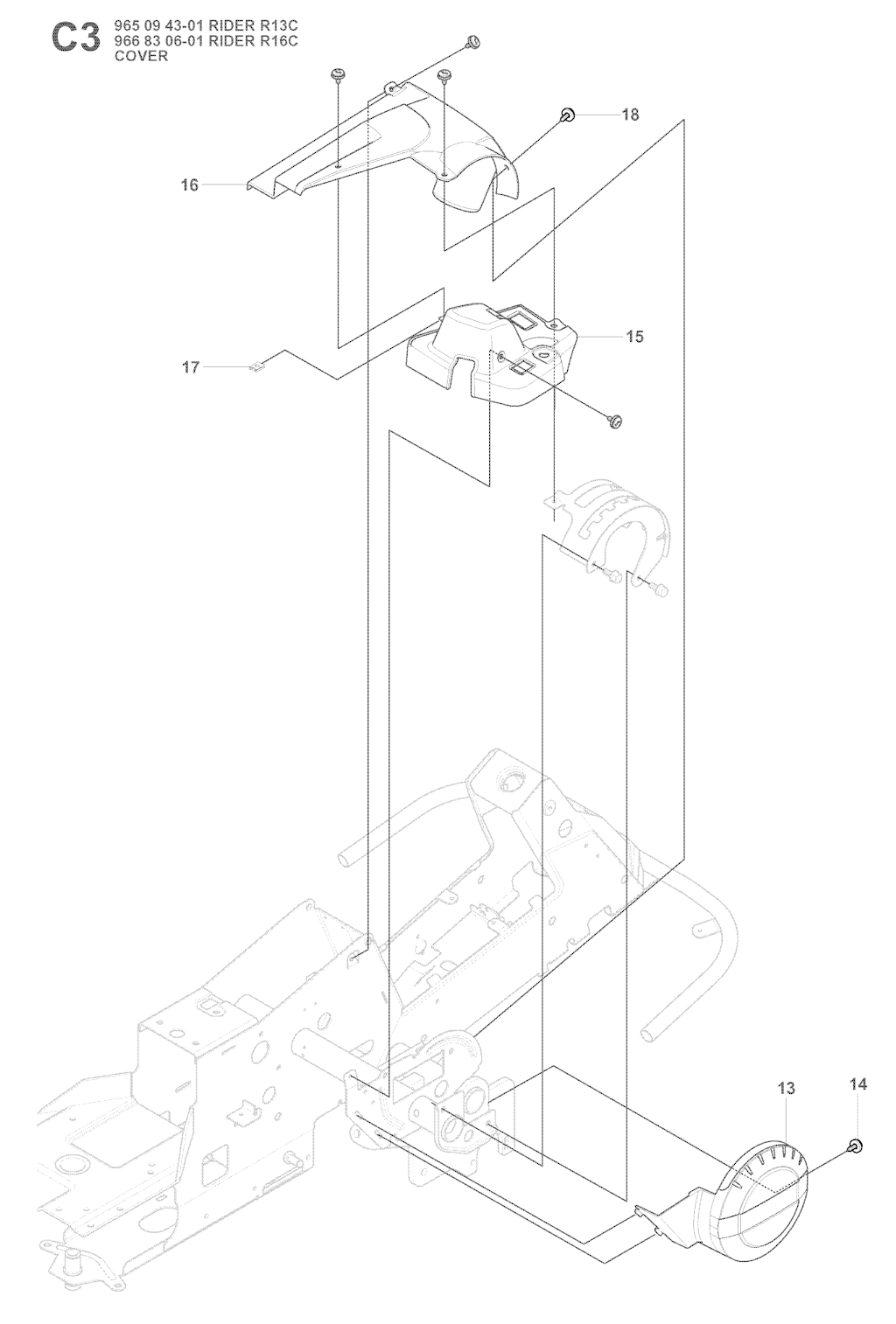 Explosionszeichnung Ersatzteile