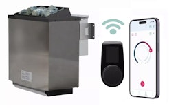 Karibu 9 kW Bio-Kombiofen anthrazit inkl. Huum WLAN Steuergerät mit App-SteuerungZubehörbild