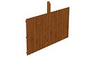 Vorschaubild Skan Holz Rückwand für Leimholz Einzel- Carports - Deckelschalung