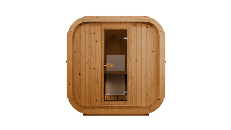 Weka Design Saunahaus Laadi 3 mit Thermoholz - 28/42 mm