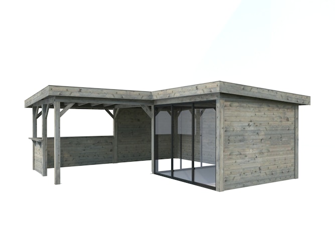 Palmako Carport/Pavillon Connect Lenna 24,9 m² Set 409 Slide