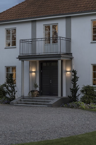 Konstsmide Wandleuchte Monza, anthrazit (7855-370)