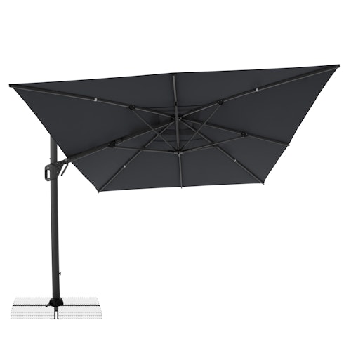 doppler Pendelschirm LIFE 300 x 400 Side, Aluminium Anthrazit / 100 % Polyester 180 g/m² 