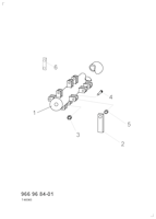 Husqvarna Zubehör für Aufsitzmäher 966968401 Vertikutierwelle für Schlegelmäher