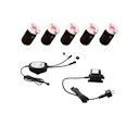 Vorschaubild Heissner Starter-Set Smart WiFi-Set 5 Bodeneinbauspots mit Alexa-Steuerung