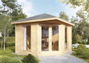 Vorschaubild Wolff Finnhaus Gartenhaus 5-Eckhaus Katrin 44-A/B/C