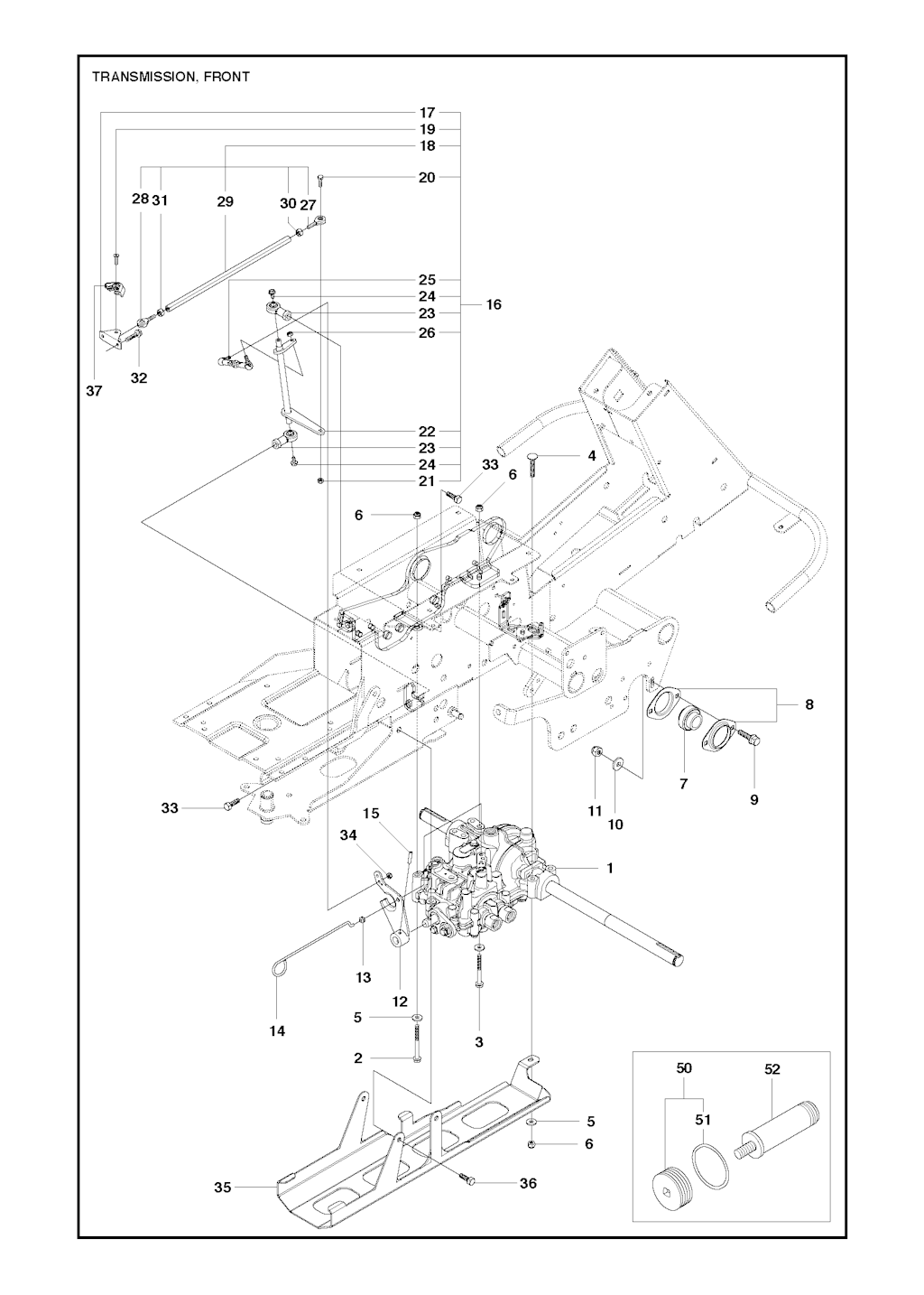Explosionszeichnung Ersatzteile