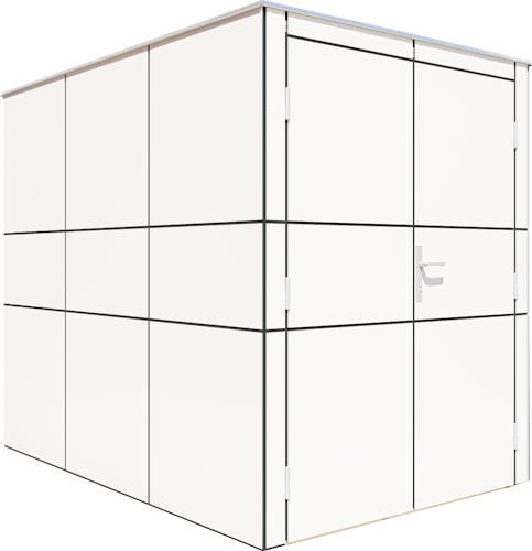 Bertilo HPL Fahrradgarage - 6 mm