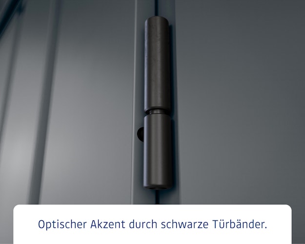 Hörmann Metall-Gerätehaus EcoStar EuroLine EFD mit Flachdach