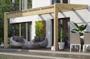 Vorschaubild Skan Holz Terrassenüberdachung Novara Breite 450 cm