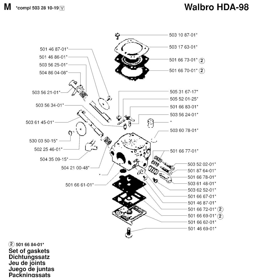 Explosionszeichnung Ersatzteile