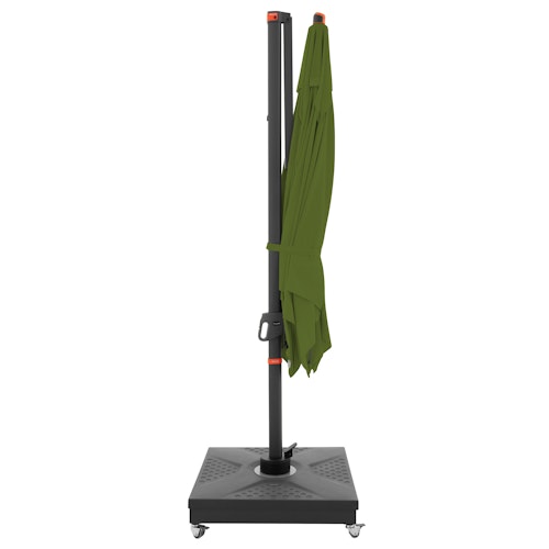 doppler Pendelschirm myZONE 280 x 280, Aluminium Anthrazit / 100 % Polyester 180 g/m²