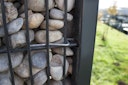 Vorschaubild Kraus Gabionen Pfostenset - Seitenelemente - zum Einbetonieren 100mm - Anthrazit - 1540 mm