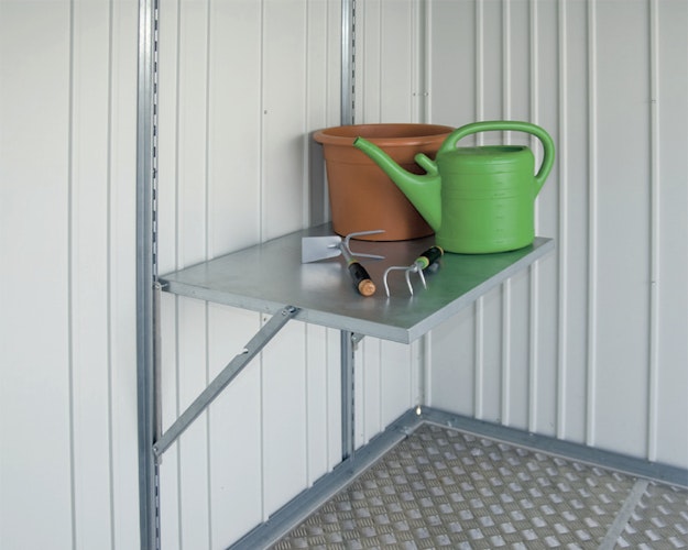 Klapptisch für Biohort Gerätehaus und Geräteschrank