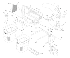 Husqvarna Zubehör für Aufsitzmäher 96071000100 Collector