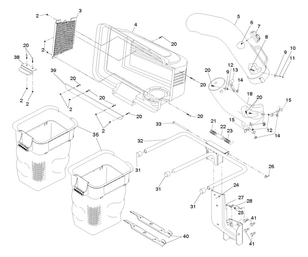 Explosionszeichnung Ersatzteile