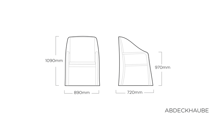 Kettler Abdeckhaube für Stapelstühle