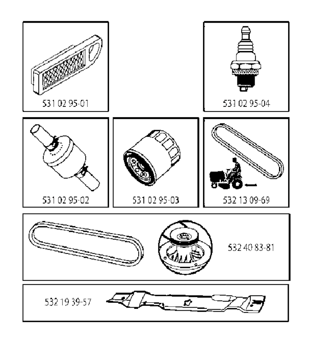 Explosionszeichnung Ersatzteile