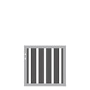 Vorschaubild Traumgarten RAJA WPC ALU XL Anthrazit Einzeltor, 980 x 950 mm