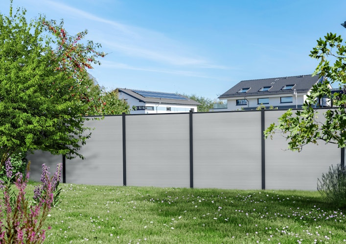 T&J MAX WPC Steckzaunset 175 x 168 cm