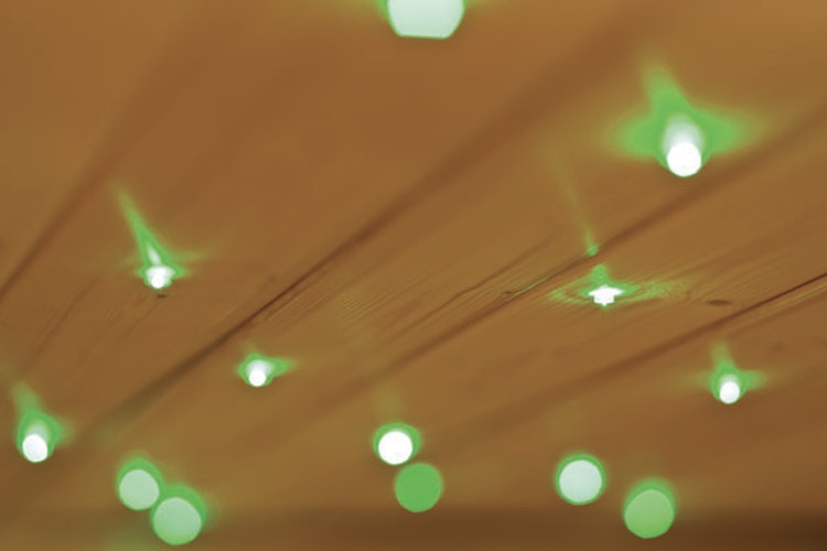 Karibu Sternenhimmel mit Funksteuerung für Innensaunen