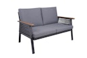 Vorschaubild Garden Pleasure Lounge-Set DENIA, Aluminium Anthrazit / Rope / Kissen 100 % Polyester