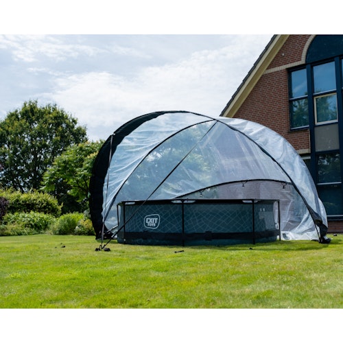 EXIT Pool Abdeckungs-Kuppel am Boden ECO universal - Ø460 / Ø550 cm