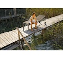 Vorschaubild Diamond Garden Liege MADEIRA, Edelstahl gebürstet / DiGaLan