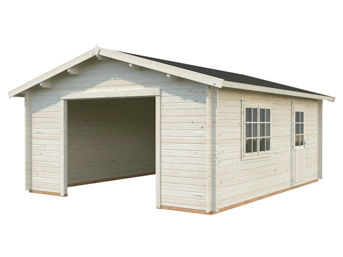 Palmako Garage Roger 27,7 m² - 70 mm - ohne Tor