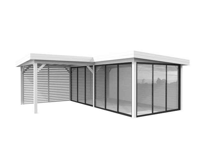 Palmako Carport/Pavillon Connect Lenna 24,9 m² Set 414 Slide