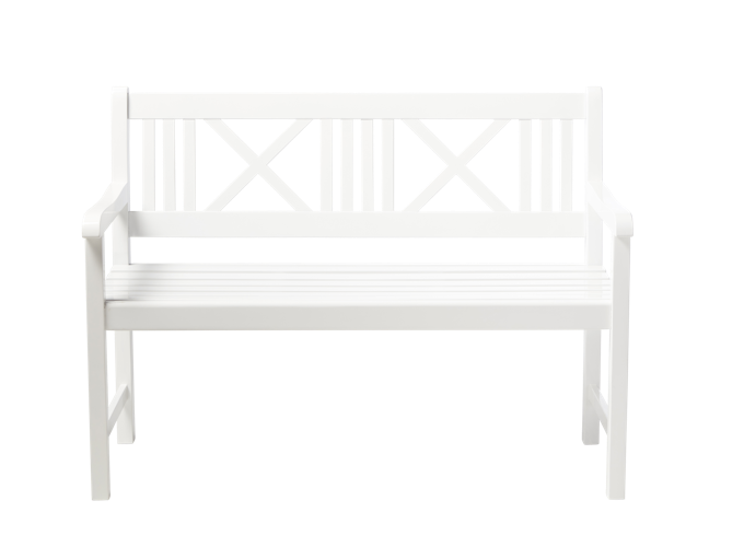 Cinas Bank ROSENBORG, Mahagoni Weiß