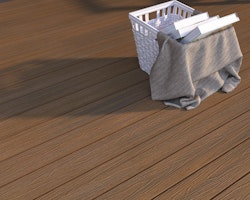 NewTechWood Deluxe WPC-Terrassendiele Hohlkammer Teak  23 x 138 mm