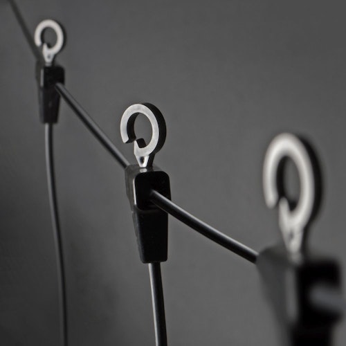 Konstsmide Ganzjahresbeleuchtung  LED Biergartenkette Lichtervorhang