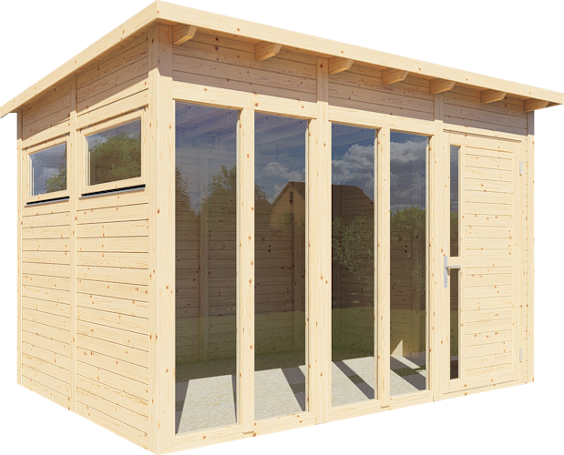 Bertilo Gartenhaus Pentus 3 Office - 19 mm