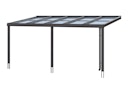 Vorschaubild Skan Holz Aluminium Terrassenüberdachung Monza Breite 541 cm mit Echtglas-Dach