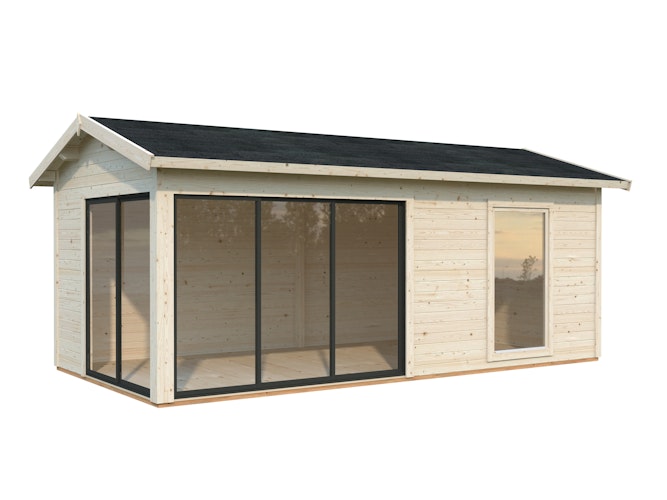 Palmako Gartenhaus Amanda 17,1 m² Slide - 44 mm