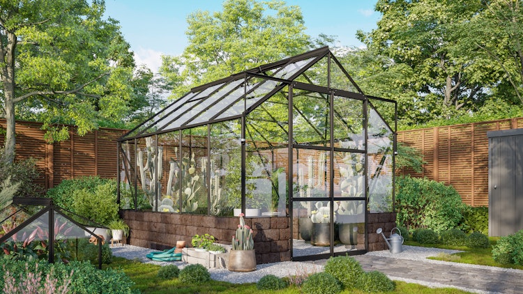 Vitavia Gewächshaus Cassandra 8300 inkl. 4 Dachfenstern - 8,3 m²