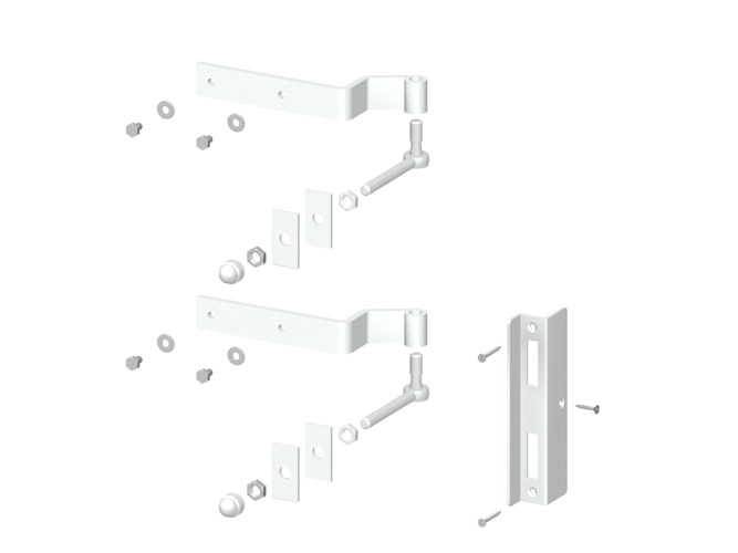 TraumGarten Longlife Beschlagsatz Cara Einzeltor