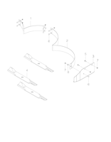 Husqvarna Zubehör für Aufsitzmäher 965894002 61" Fabricated Deck MZ / P-ZT Mulch Kit