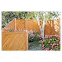 Vorschaubild T&J SKAGEN Sichtschutzzaun Lärche 1800 x 1800 mm