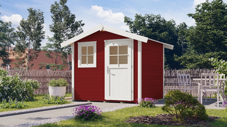 Weka Gartenhaus 123 - 28 mm