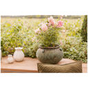 Vorschaubild Vosteen Design Blumentopf / Pflanzgefäß Terrakotta grün 2er Set ø 23 cm x H 16 cm, 40 cm x H 27 cm