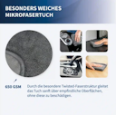 Vorschaubild McBrikett Mikrofasertuch Twisted 40 x 30 - Gewicht 650 gr/qm